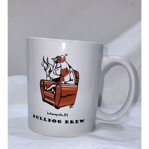 Bulldog Brew Indianapolis, IN Brown Bulldog IN Chair Coffee Hot Beverage Mug